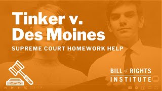 Tinker v Des Moines  Homework Help from the Bill of Rights Institute [upl. by Chevy]