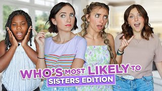 Whos Most Likely To SISTERS EDITION  Brooklyn amp Bailey [upl. by Soluk]