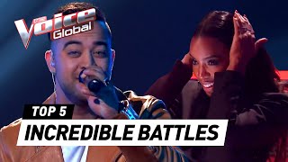 INCREDIBLE BATTLES in The Voice [upl. by Amilas428]