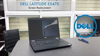 Broken screen Dell Latitude E5470 Replacement Disassembly [upl. by Frannie576]