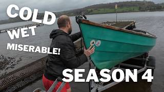 Drascombe Lugger Rudder Bearing Fixed In Terrible Weather [upl. by Barty]