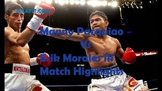 Manny Pacquiao Vs Erik Morales III Highlights [upl. by Mada88]