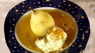 How to Make Poached Pears Dessert [upl. by Akirdnas]