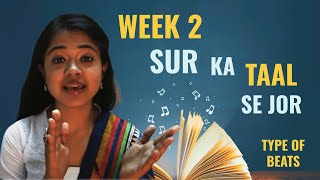 Week 2 Sur ka taal se jor Types of beat  Chandrani’s Online Music Class [upl. by Appleby]