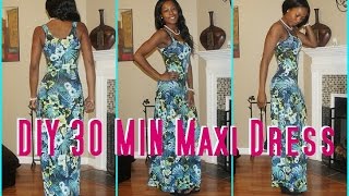 4 DIY 30 Min Maxi Dress Derris Diary Sew Derri [upl. by Evelyn292]