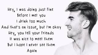 The Chainsmokers  Closer Lyrics ftHalsey [upl. by Valenta610]