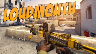 CSGO  Negev  Loudmouth Gameplay [upl. by Cacie]