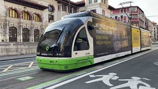 Lightrail in Bilbao Spain 2022 [upl. by Siegler]