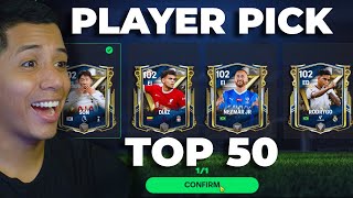 PLAYER PICK TOP 50 amp SOBRES en FC Mobile 24 [upl. by Ibrad308]