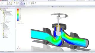 SolidWorks Simulación de fluidos [upl. by Mauro64]