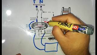 5 Funcionamiento de Disyuntor Diferencial Monofasico [upl. by Zuliram]