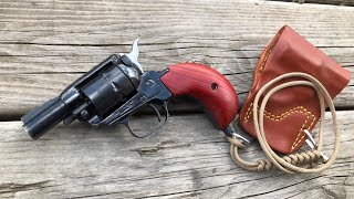 Heritage Rough Rider Custom Revolver  Shorty 9 Shot 22 WMR Barkeep Inspiration [upl. by Trudi]