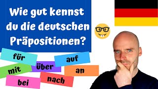 Verben  Präpositionen  A2 B1 B2  Learn German  Deutsch lernen [upl. by Llehcsreh]