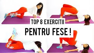 TOP 8 EXERCITII PENTRU FESE  ANTRENAMENT ACASA Home Workout Routine HD [upl. by Akkeber23]