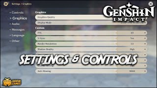 Genshin Impact  PC Game Settings amp Controls [upl. by Ewart]