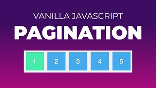 Pagination in JavaScript [upl. by Nodrog753]