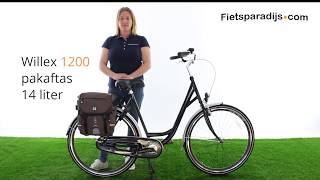 Willex 1200 Pakaftas 14L  Fietstas review NL [upl. by Trotter]