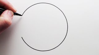 How to Draw a Perfect Circle Freehand Narrated Step by Step [upl. by Amikahs42]