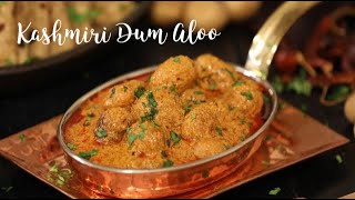 Kashmiri Dum Aloo  Potato Recipes  Aloo Recipes  Side dish for Chapthi [upl. by Nedah]