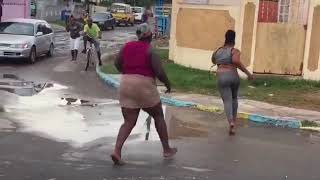 2 big woman fighting over man in jamaica must watch video [upl. by Suzie69]