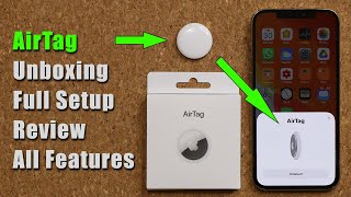 Apple AirTag  Unboxing Full Setup Guide and Review All Features Explained [upl. by Olmstead]