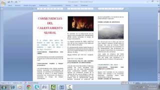 ¿COMO CREAR UN TRIPTICO EN WORD [upl. by Fabio179]