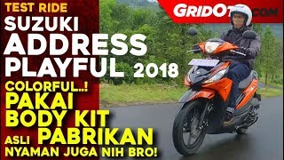 Suzuki Address Playful  Test Ride Review  GridOto [upl. by Haberman]