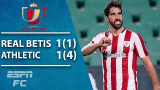 Athletic Bilbao march on after dramatic penalty shootout vs Real Betis  Copa del Rey Highlights [upl. by Inan]