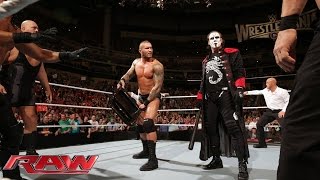 Sting and the Viper clean house Raw March 16 2015 [upl. by Donetta39]