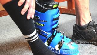 Tips and Tricks on How to Get Into a Ski Boot Easier [upl. by Anomahs]