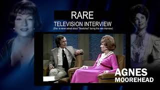 Agnes Moorehead Interview Endora on Bewitched [upl. by Hsizan905]