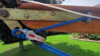 Drascombe Lugger Tica bowsprit details [upl. by Bael394]