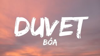 Bôa  Duvet Lyrics [upl. by Aisa]