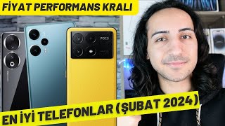 FİYAT PERFORMANS KRALI EN İYİ TELEFONLAR  ŞUBAT 2024 [upl. by Idnor]