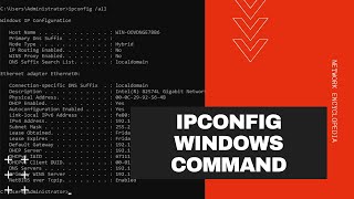 IPCONFIG Command  What it is  How to use it  Network Encyclopedia [upl. by Nehttam730]