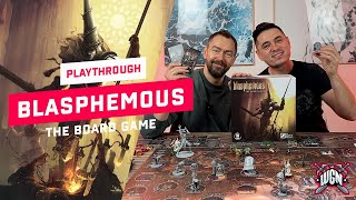 Blasphemous The Board Game – Playthrough  Gameplay Rules and Redemption [upl. by Ennaeirb]