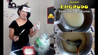 Como hacer Engrudo  how to make Engrudo  Flour Pasta [upl. by Aenil438]