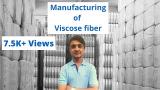 Viscose Rayon Manufacturing process  Viscose Fiber  Flow chart [upl. by Pacorro]