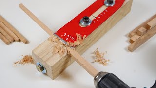 Stop Buying Dowels DIY Dowel Jig From Plane Blade [upl. by Marquez]