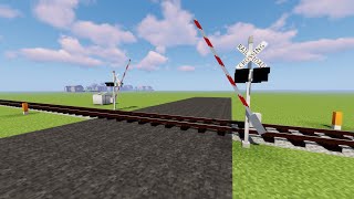 Minecraft Railroad Crossing Tutorial [upl. by Guilbert]