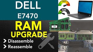 Dell Latitude E7470 Ram Upgrade Guide [upl. by Nywles]