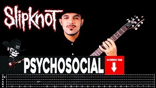 【SLIPKNOT】 Psychosocial  cover by Masuka  LESSON  GUITAR TAB [upl. by Yvonne]