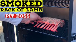 Pit Boss Smoked Rack of Lamb [upl. by Zeiler510]