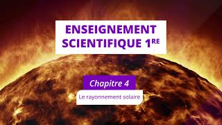 Le rayonnement solaire Enseignement scientifique 1re [upl. by Adrahs958]