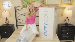 Puffy Lux Best Mattress Unboxing [upl. by Nogas236]