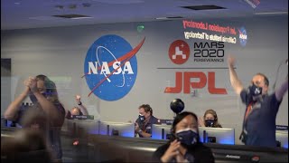 NASAs Perseverance Rover Lands Successfully on Mars Highlight Reel [upl. by Mairym]