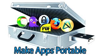 How to Make Apps Portable  RUN APPS FROM USB DRIVE  Windows Tutorial Guide [upl. by Adnahsal]