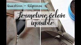 Comment Poser Une Fermeture Eclair Invisible [upl. by Hteik69]