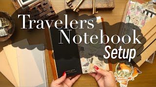 Travelers Notebook Setup [upl. by Atsilac]