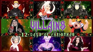 DISNEY VILLAINS  12 Days Of Christmas [upl. by Esirec150]